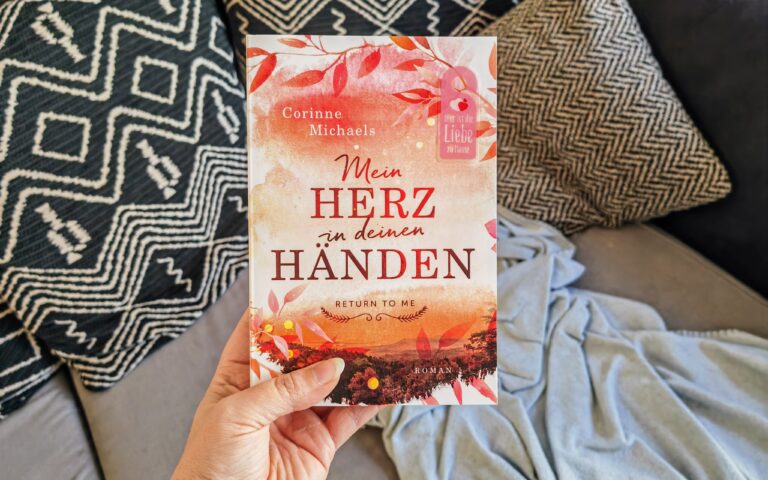 Zwischen Trauer, Wut und dem Gefühl, versagt zu haben. Mit "Mein Herz in deinen Händen" von Corinne Michaels eine emotionale Liebesgeschichte mit allen Facetten der Gefühle gelungen.
